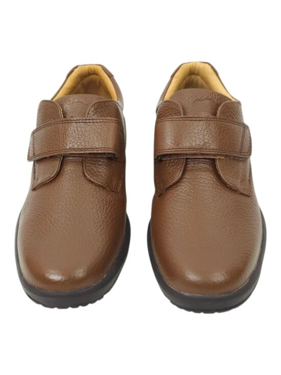 Dr Comfort William Diabetic Shoes Mens 10 W Chestnut Brown Slip On Strap Loafer main image 14